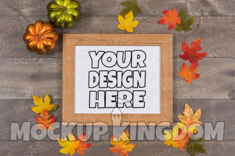 Picture Frame Mockup, Blank Frame Artwork, Canvas Mockup example image 1