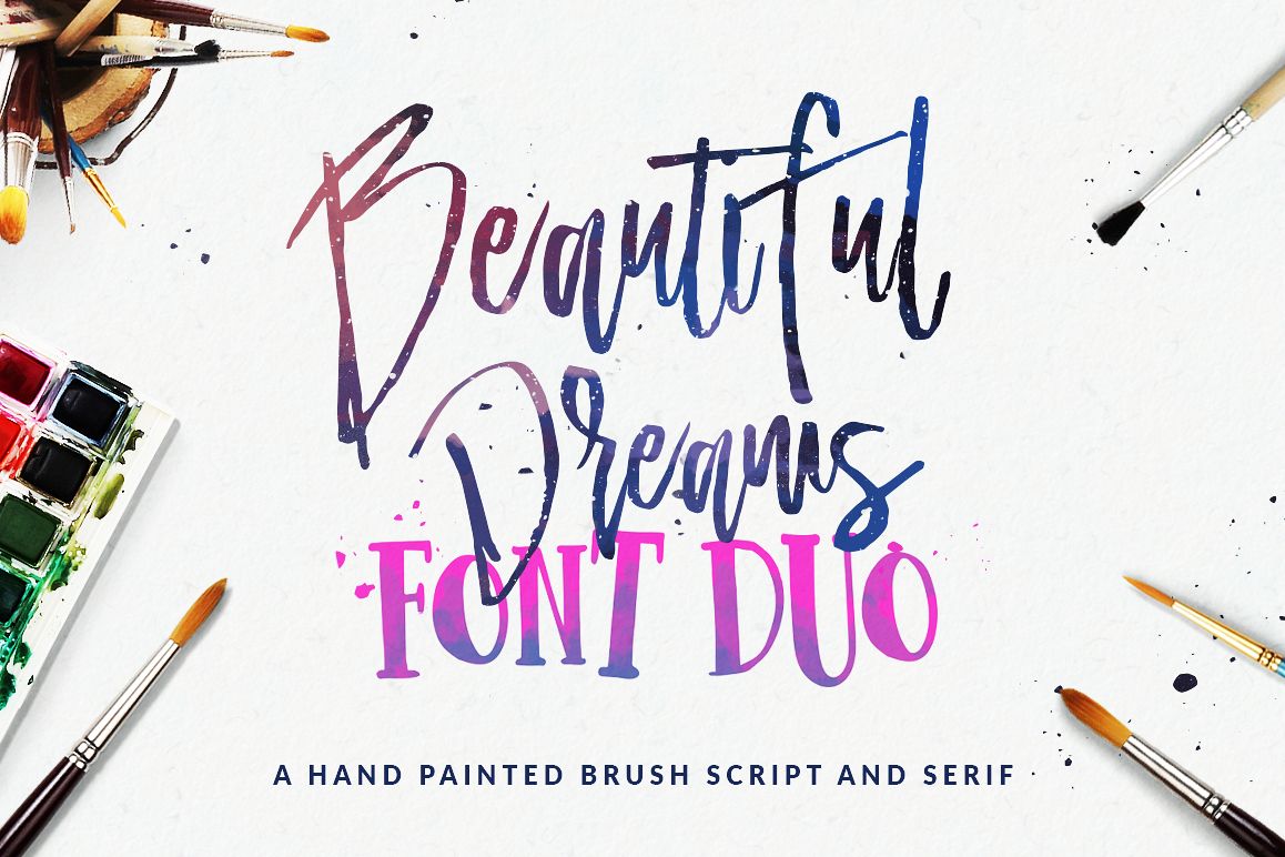 Beautiful Dreams - Font Duo example image 1