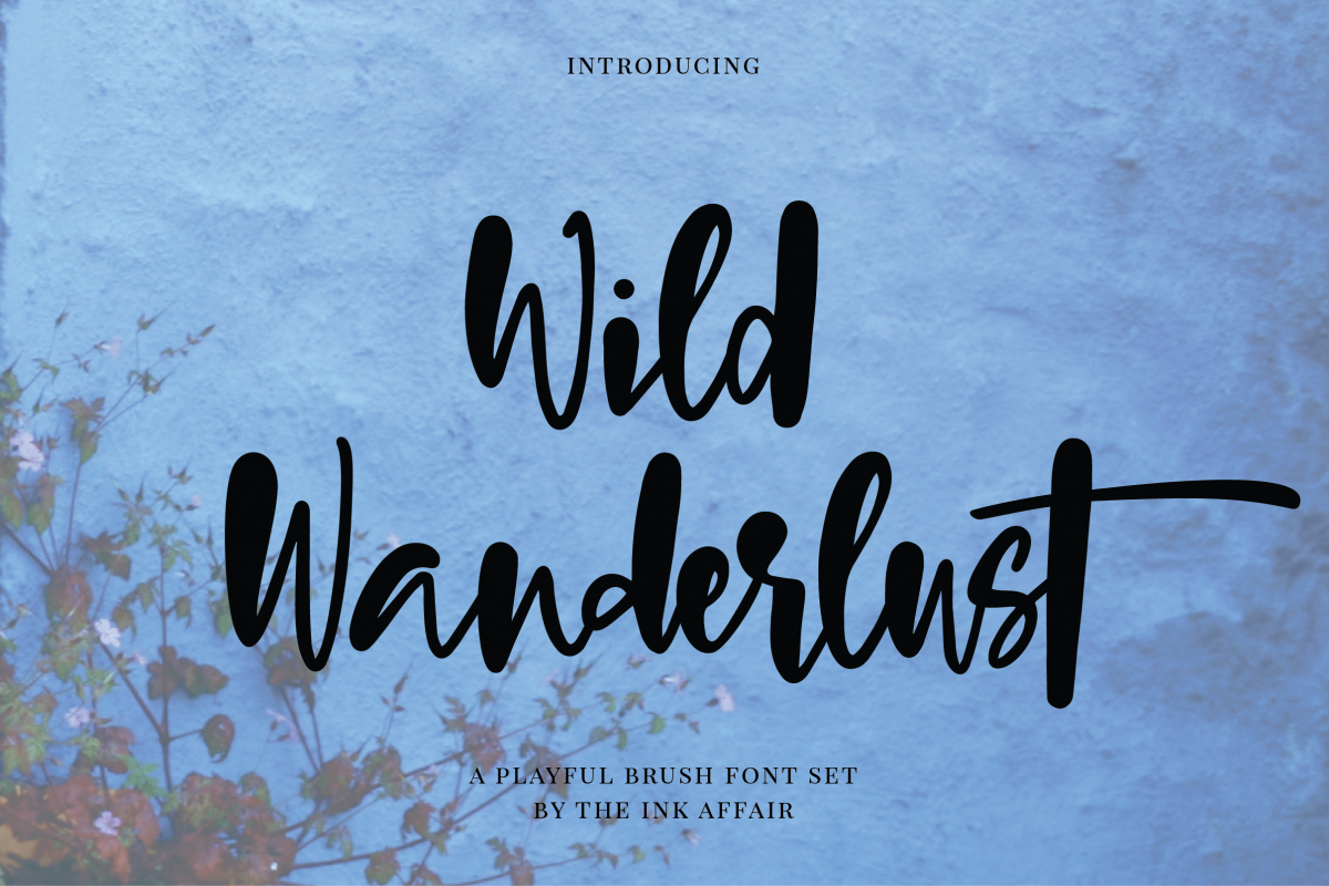 Wild Wanderlust Font example image 1