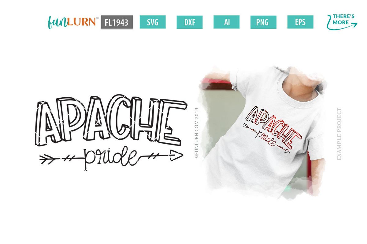 Apache Pride Team SVG Cut File example image 1