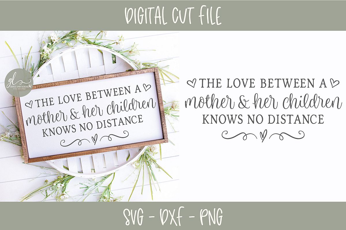 The Love Between A Mother And Her Children - SVG Cut File example image 1