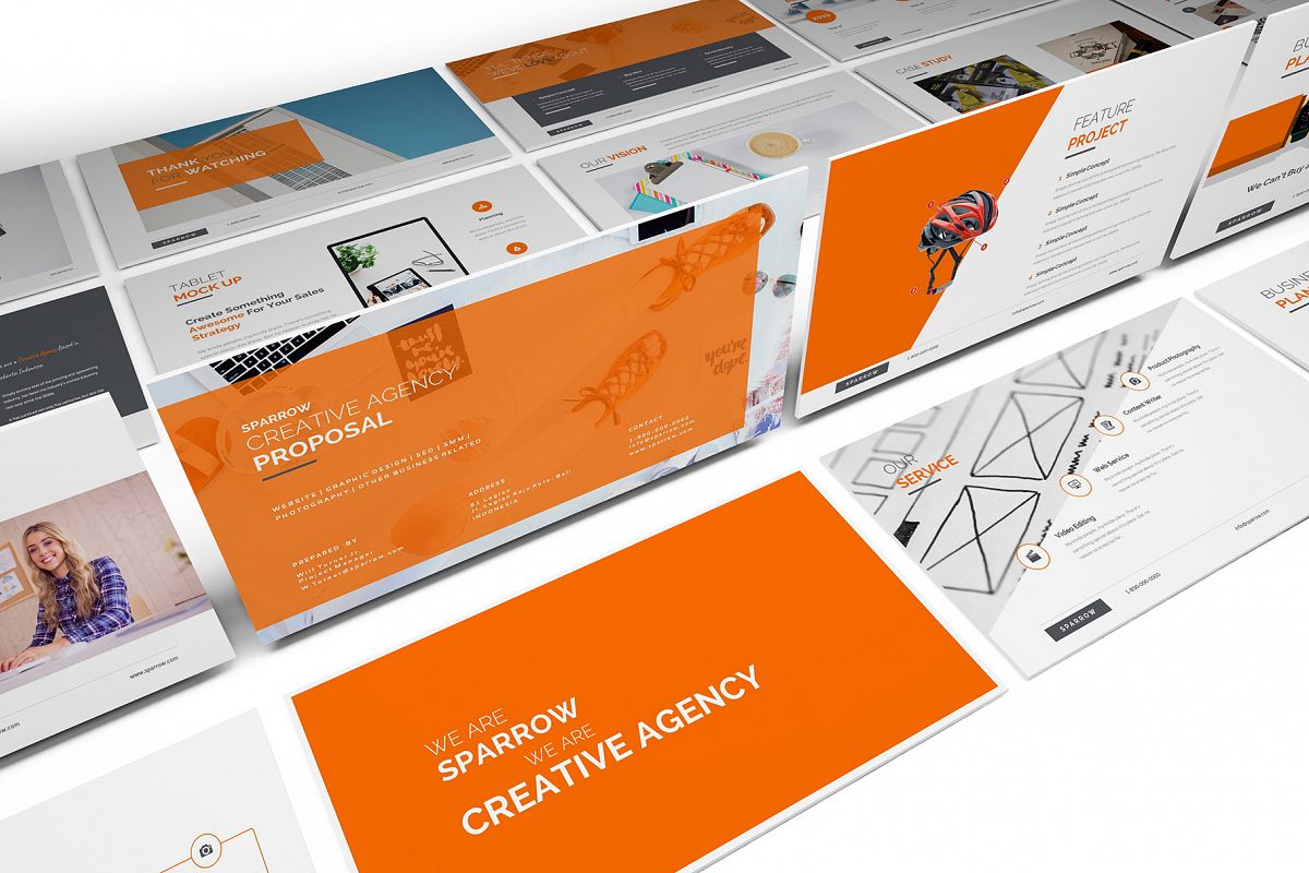 Sparrow - Creative Agency Keynote example image 1