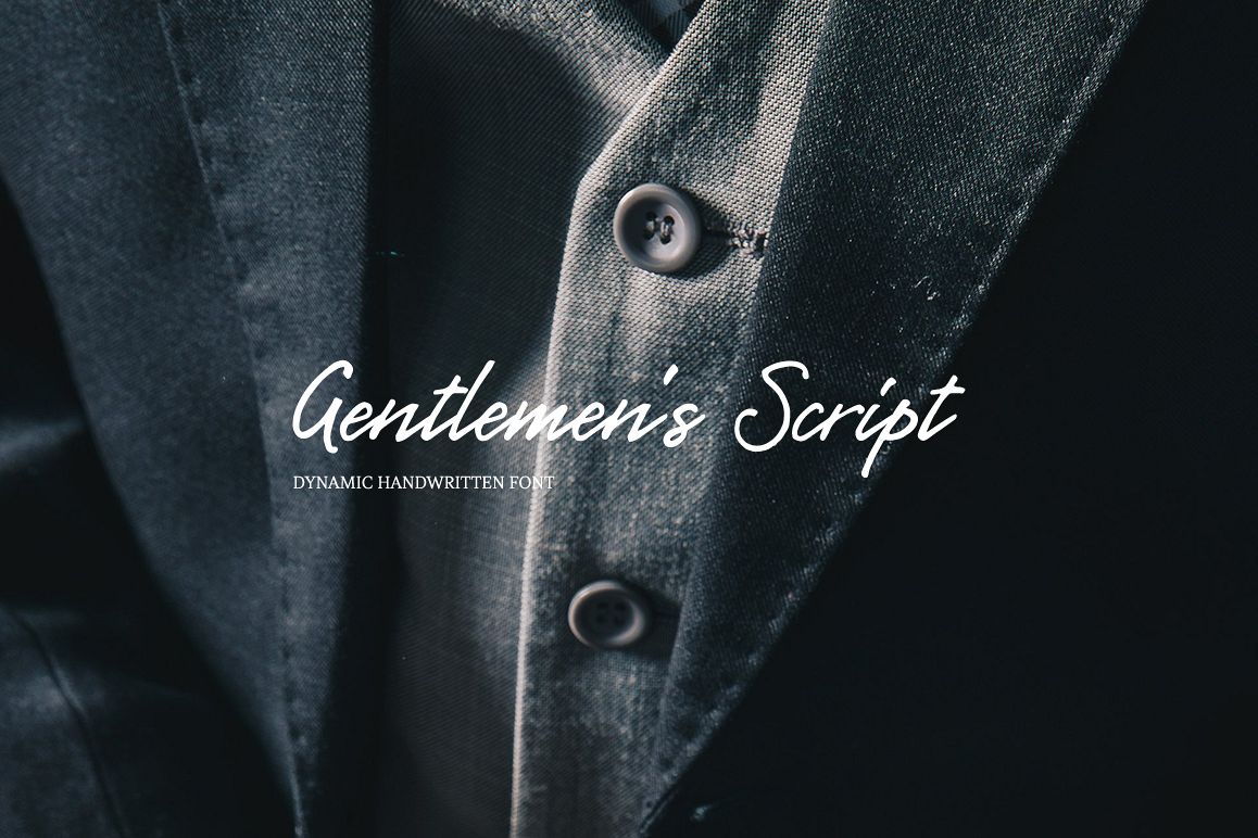 Gentlemen's Script example image 1