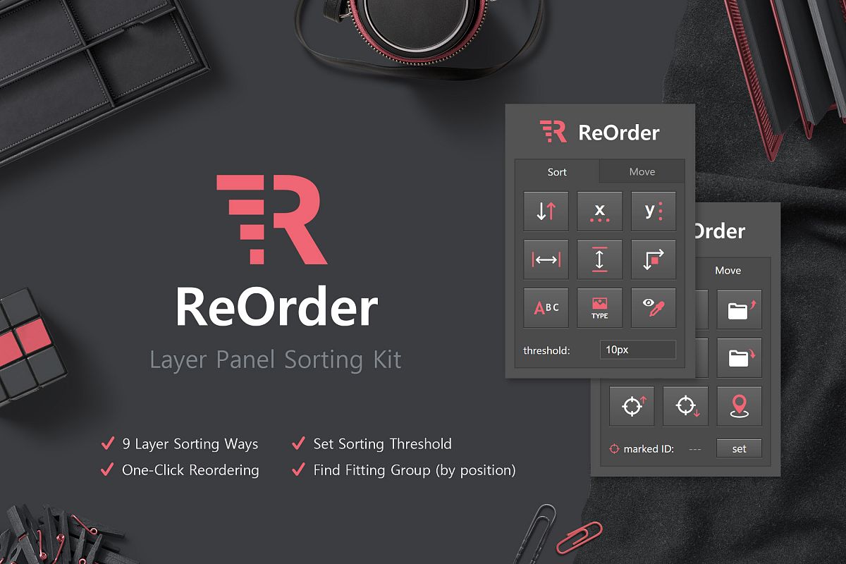 ReOrder - Layer Panel Sorting Kit example image 1