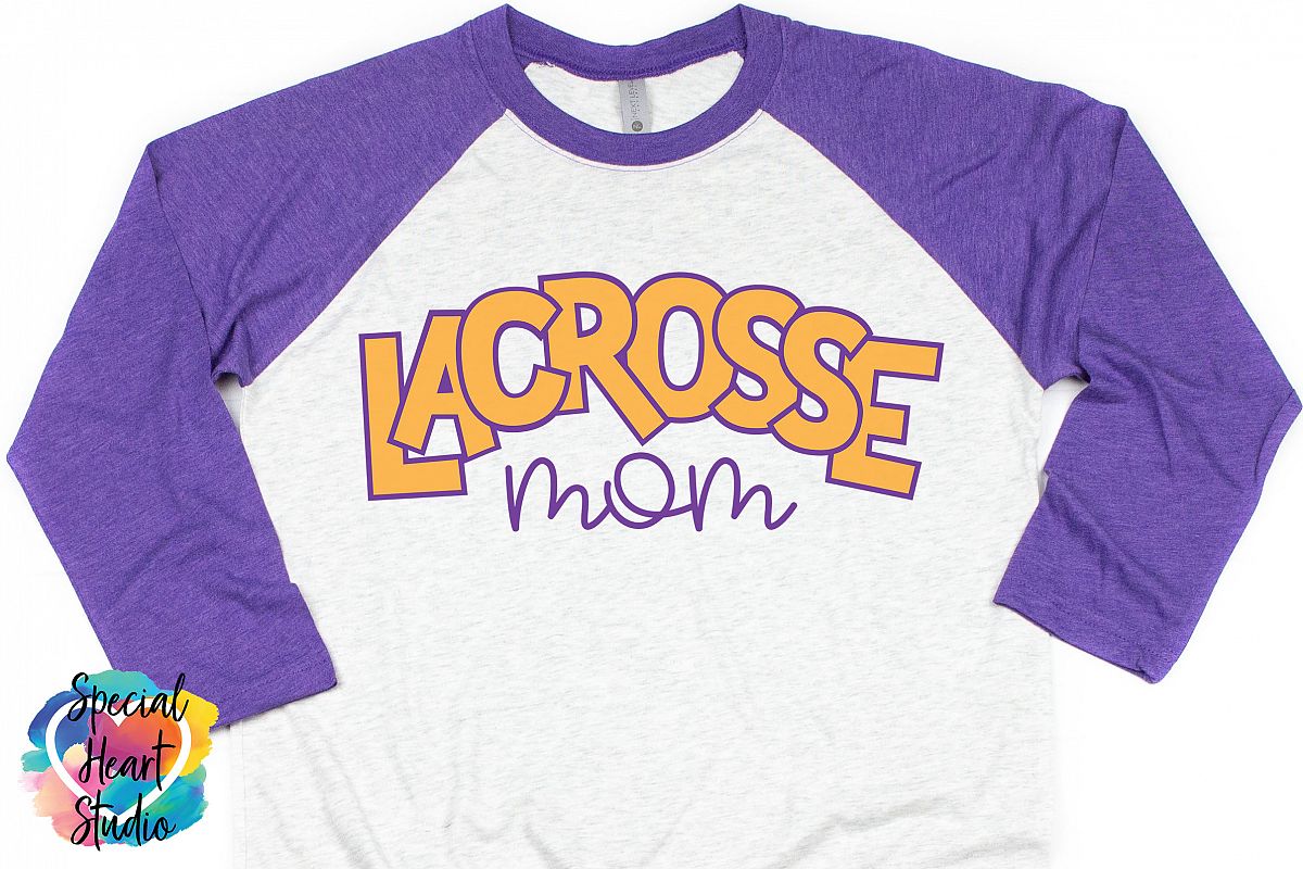 Lacrosse Mom - SVG - Sports - Lacrosse Cut file example image 1