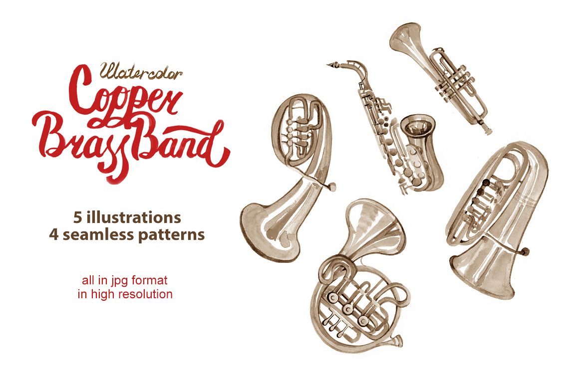 Copper brass band. Vol.2 example image 1