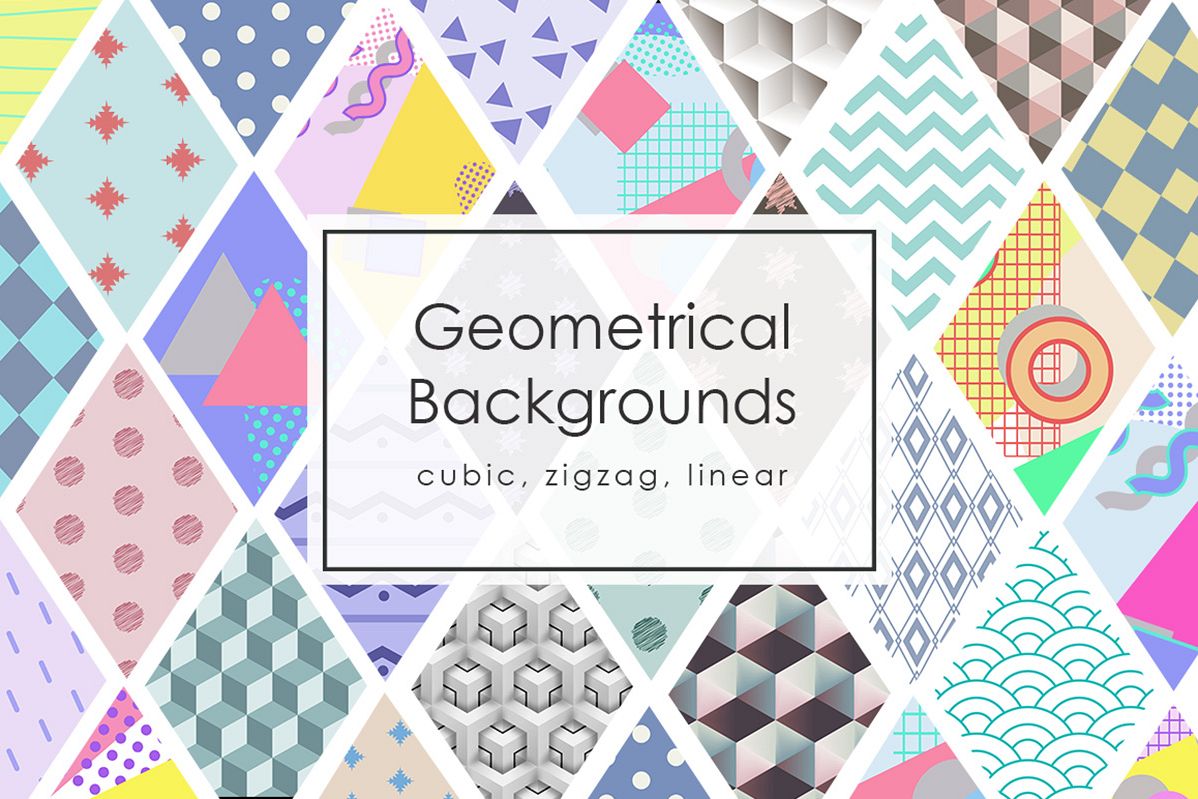 42 Geomertic Backgrounds example image 1