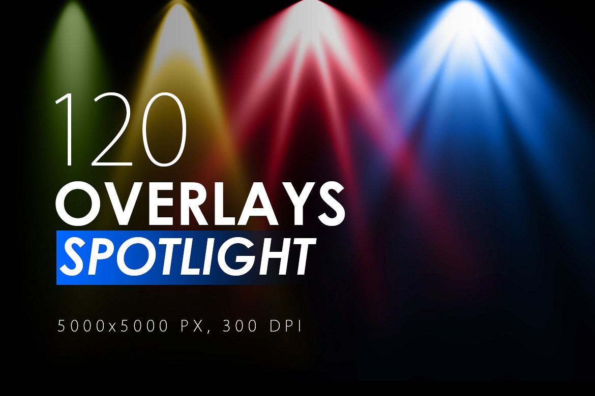 120 Colorful Spotlight Overlays example image 1