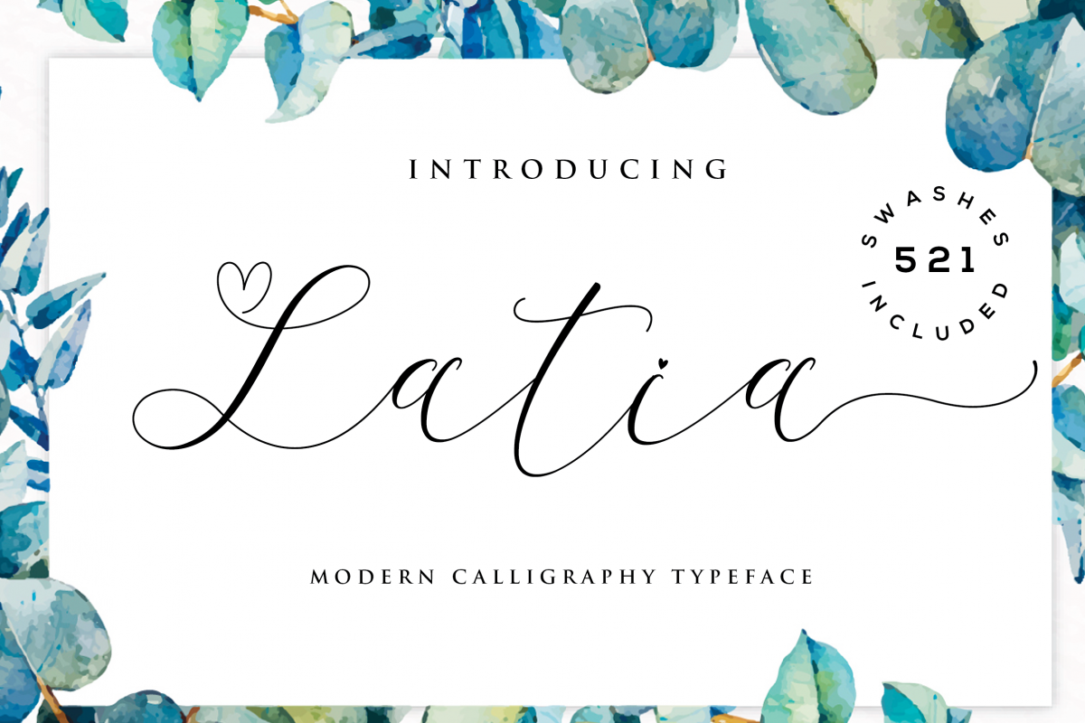 Latia Script example image 1