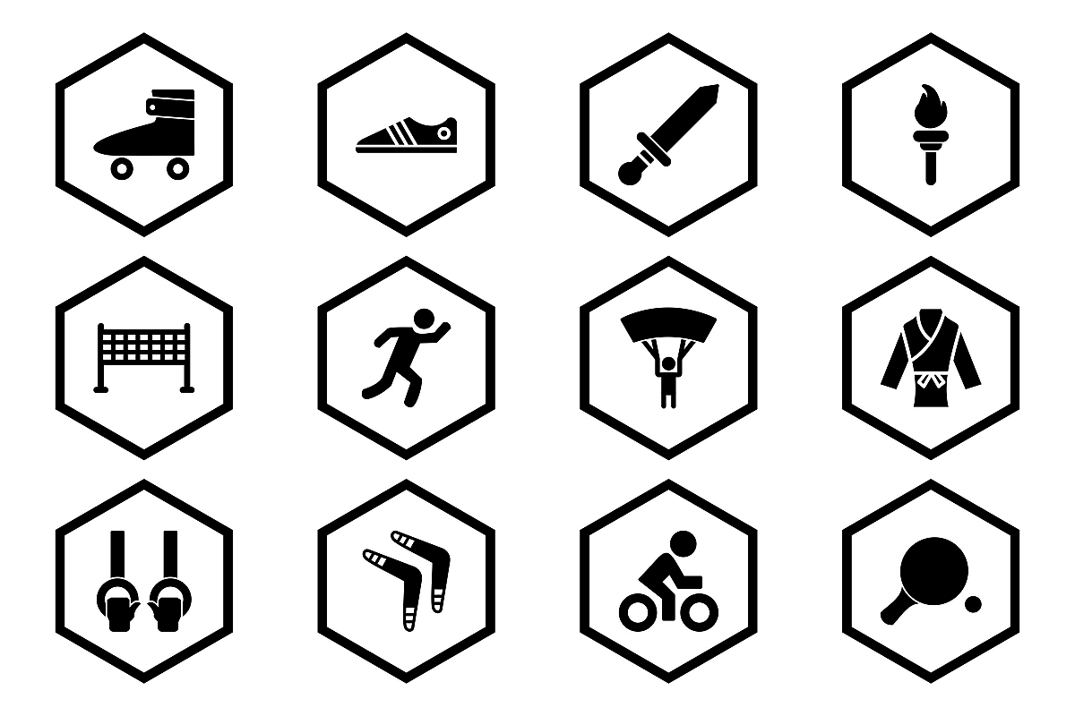 Set Of Sports And Game Icons example image 1