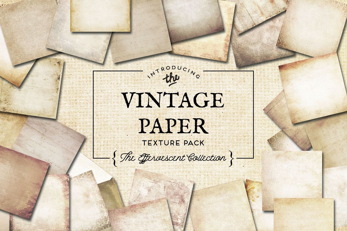Vintage Paper Textures Effervescent Collection example image 1