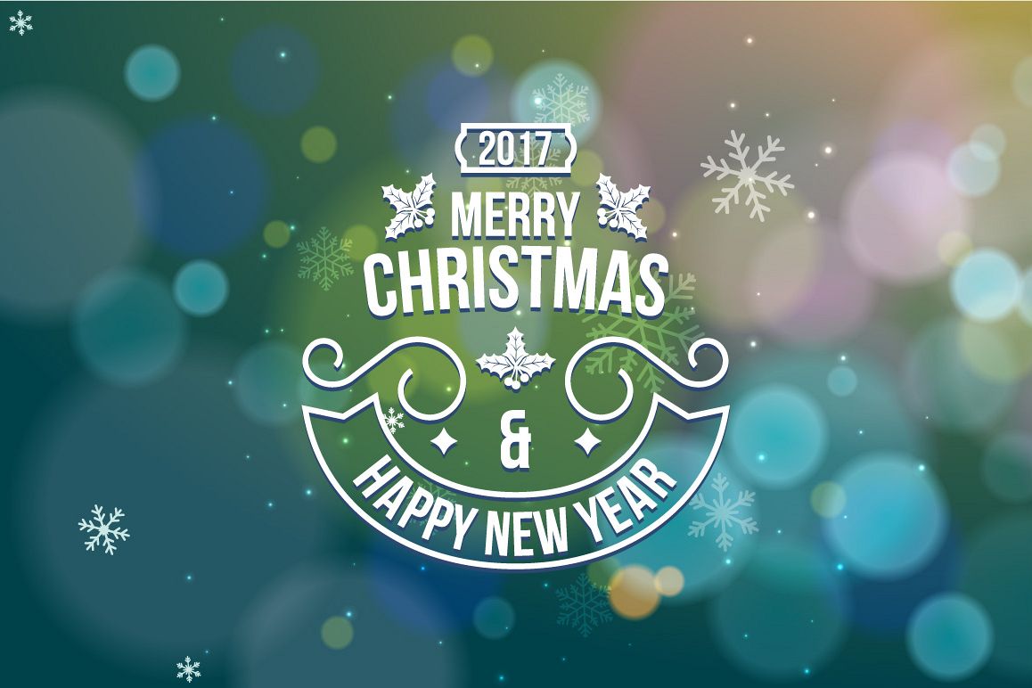 Christmas snowflake greeting card example image 1