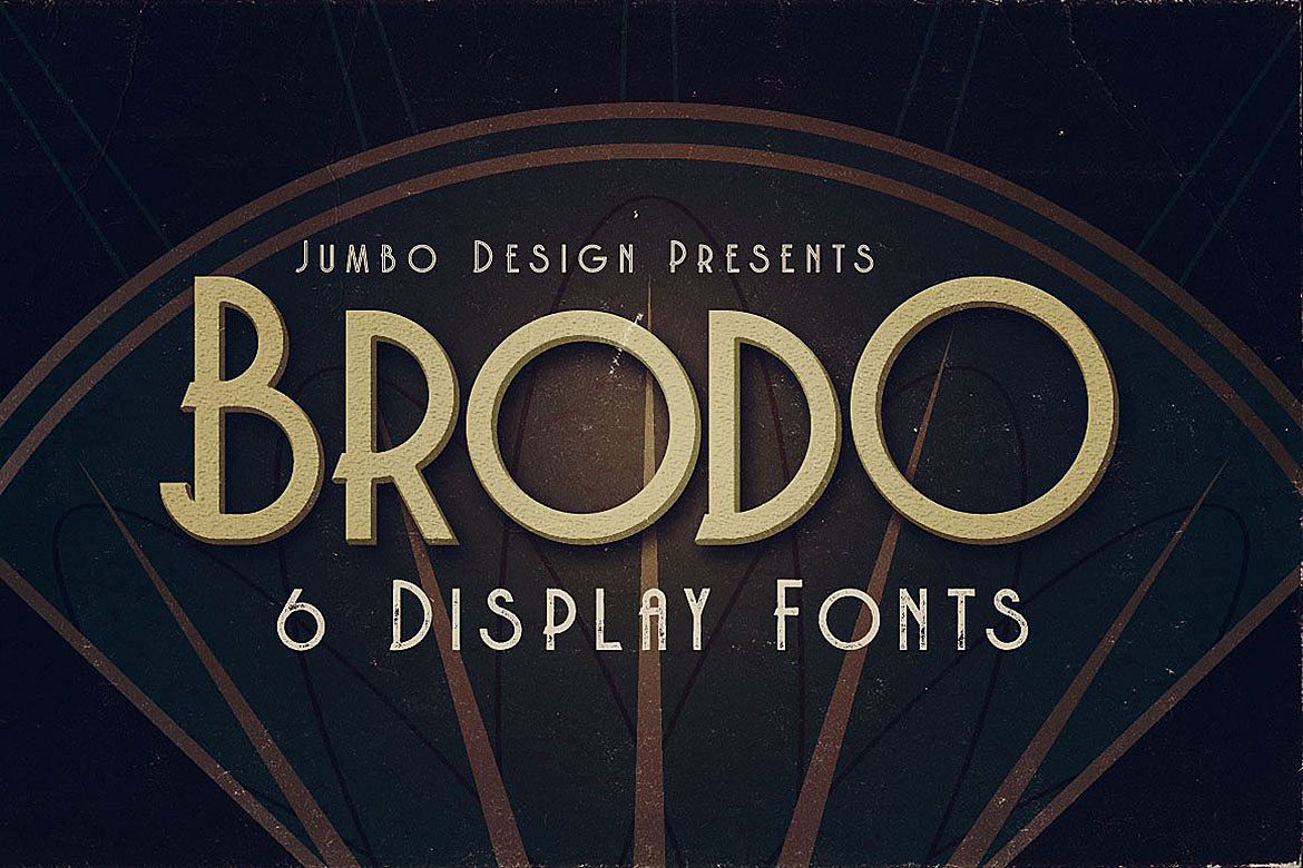 Brodo - Display Font example image 1