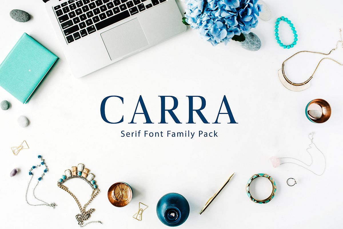 Carra Serif Font Family Pack example image 1