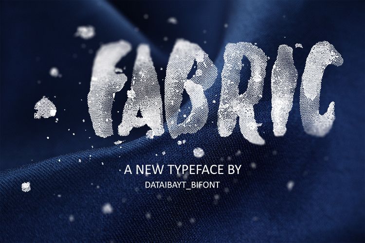 FABRIC FONT example image 1
