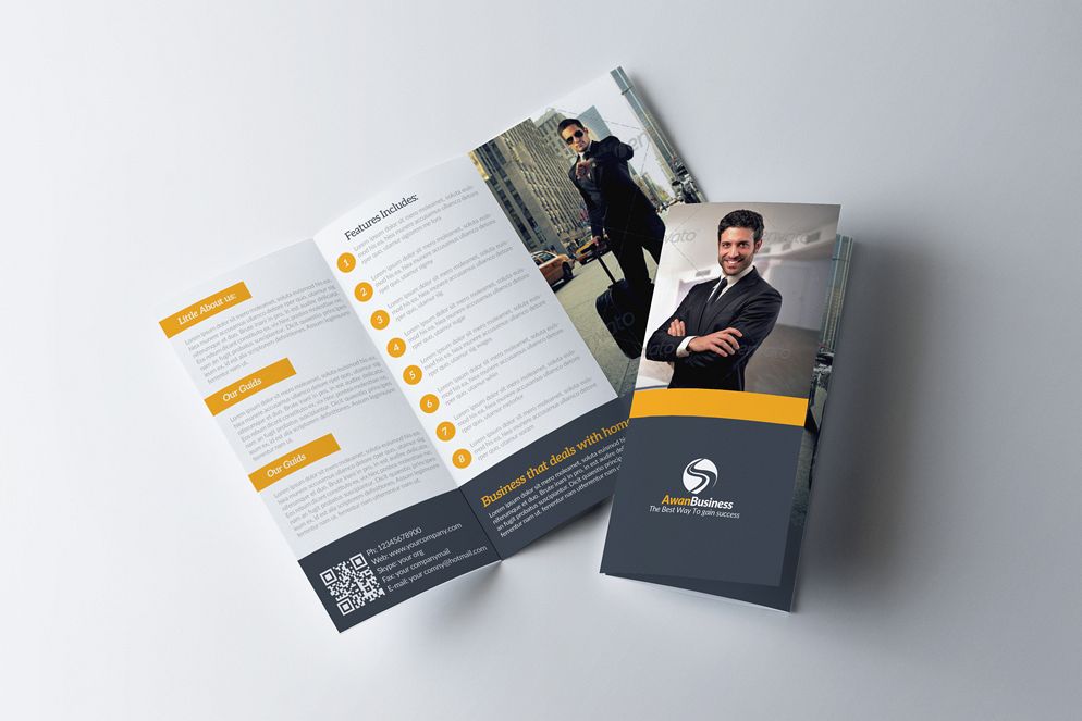 Business Tourist Trifold Brochure example image 1