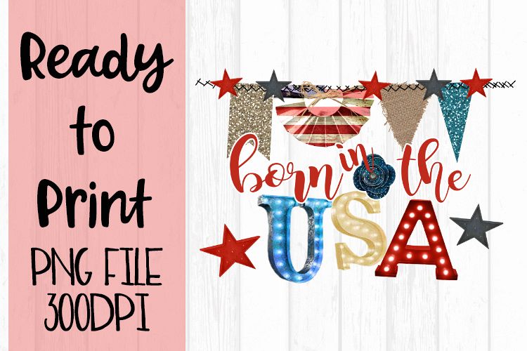 Born in the USA Ready to Print example image 1