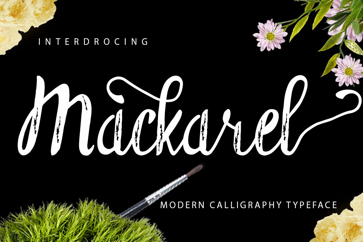 Free Mackarel Script Fonts