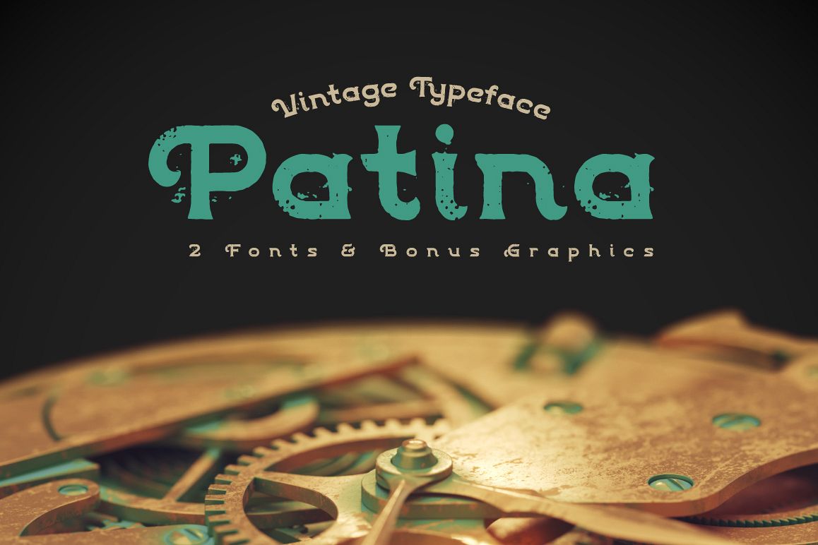 Patina font example image 1