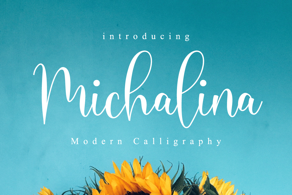 Michalina Script example image 1