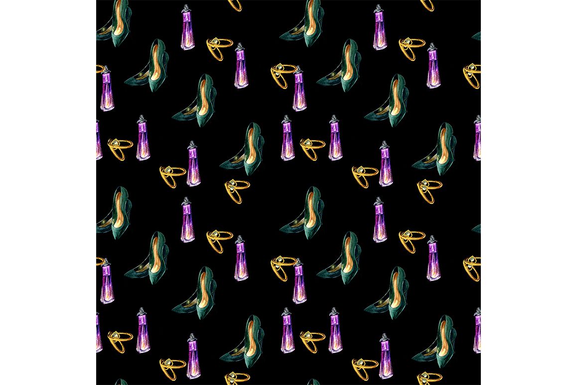 Seamless fashion pattern . example image 1