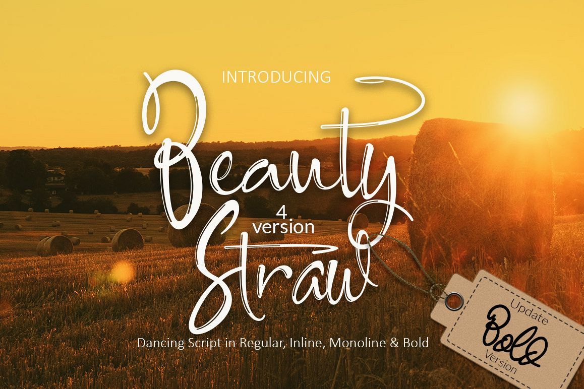 Beauty Straw + Bold Version example image 1