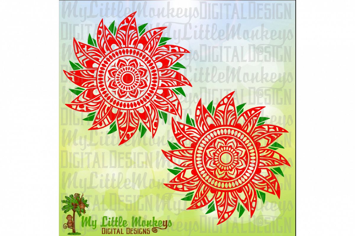 Poinsettia Mandala example image 1