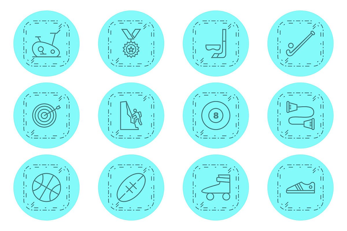 Set Of Sports And Game Icons example image 1