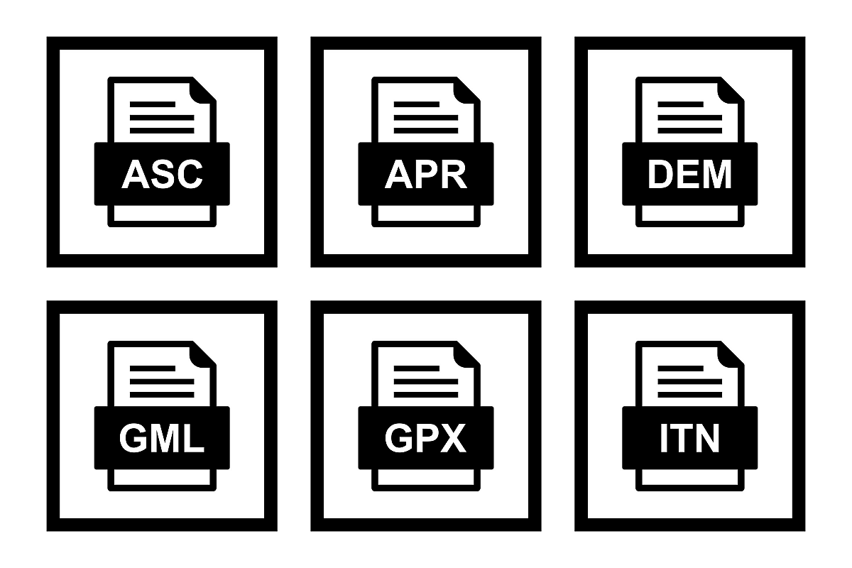 Set Of File Formats Icons example image 1