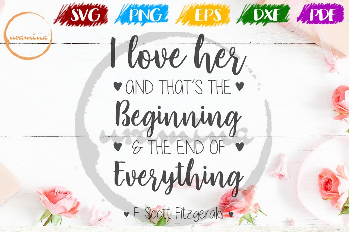 I Love Her Valentine SVG PDF PNG example image 1