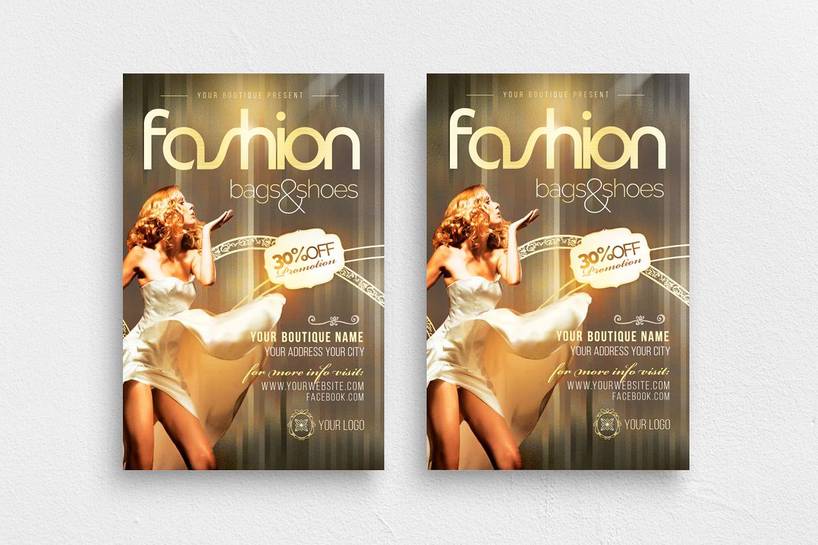 Fashion New Collection Photoshop Flyer Template example image 1