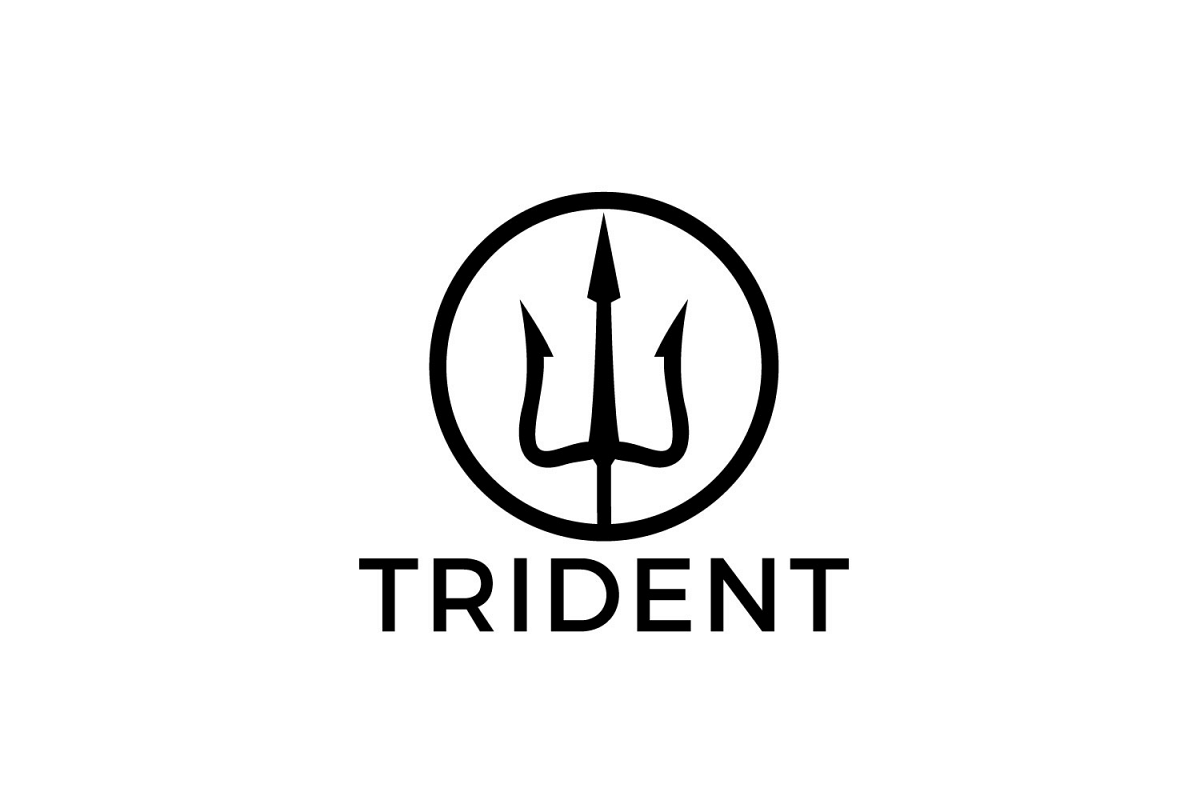 Magic trident logo design. example image 1