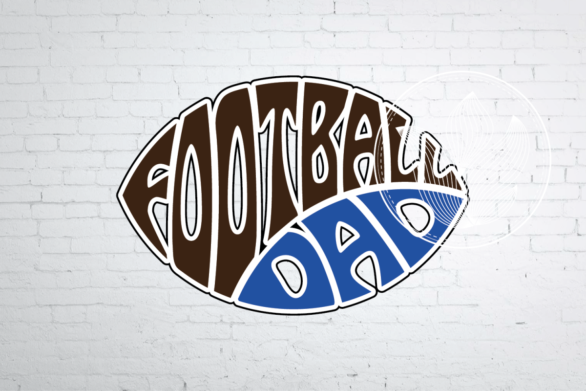 Digital Football Dad Word Art In Oval Football Shape Football Dad Png Eps Svg Dxf 8562