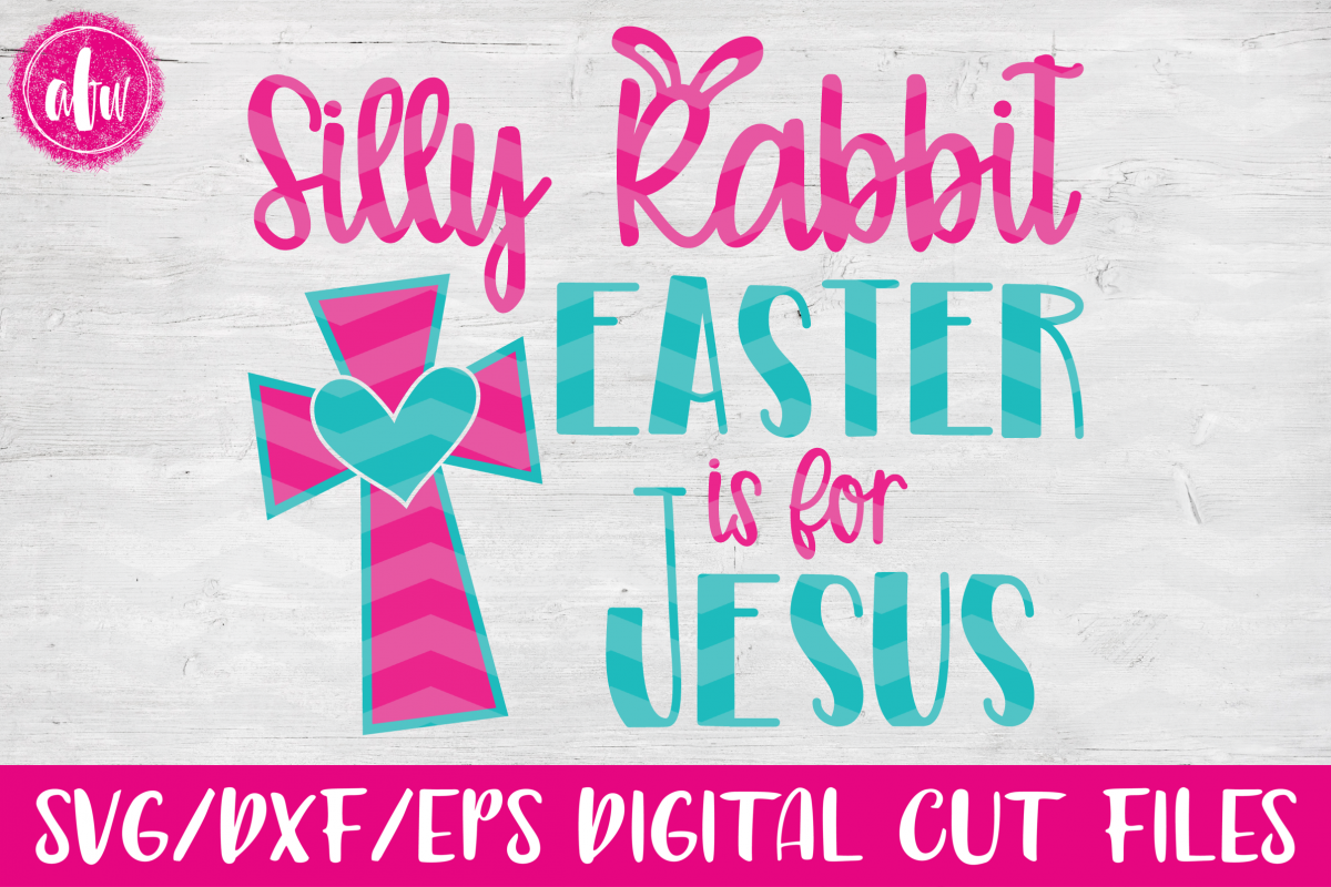 Silly Rabbit - SVG, DXF, EPS Cut Files example image 1