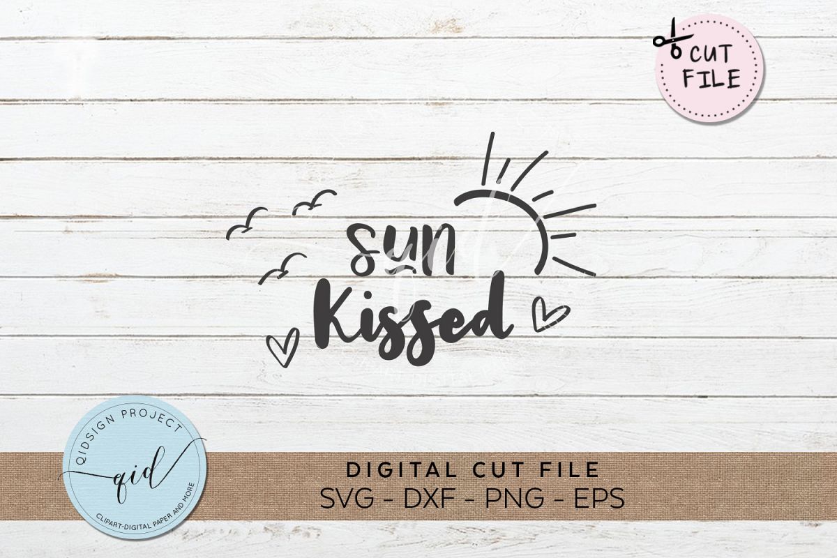 Sun Kissed SVG DXF PNG EPS example image 1