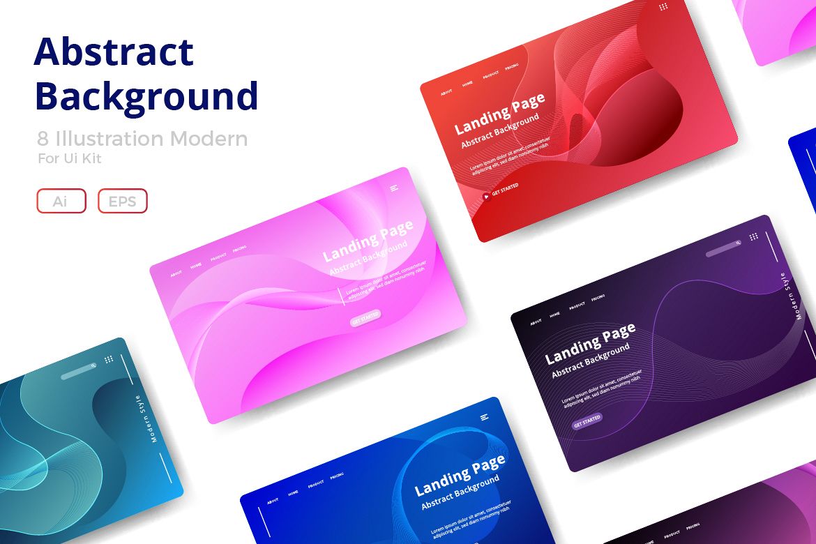 8 Abstract background design example image 1