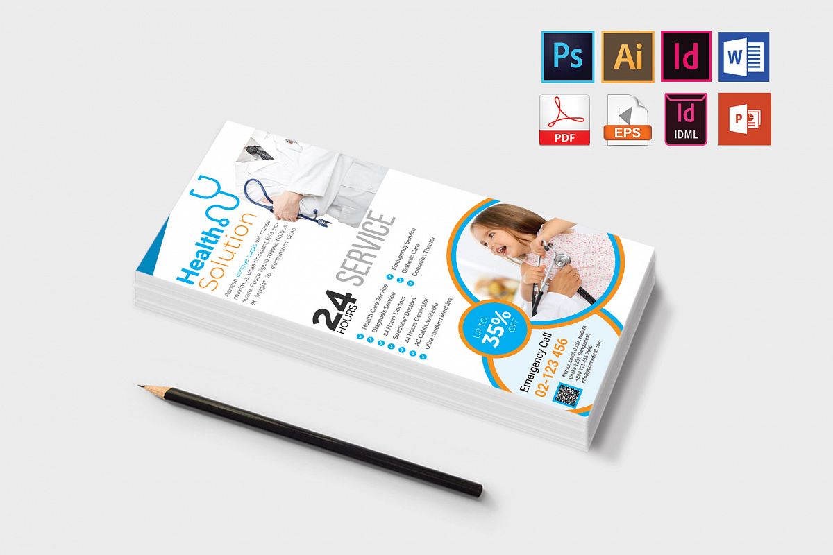Rack Card | Doctor DL Flyer Vol-03 example image 1