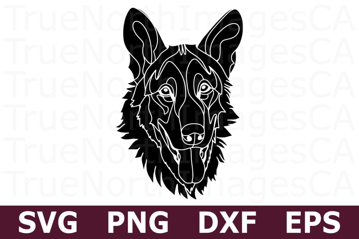 German Shepherd - An Animal SVG Cut File example image 1