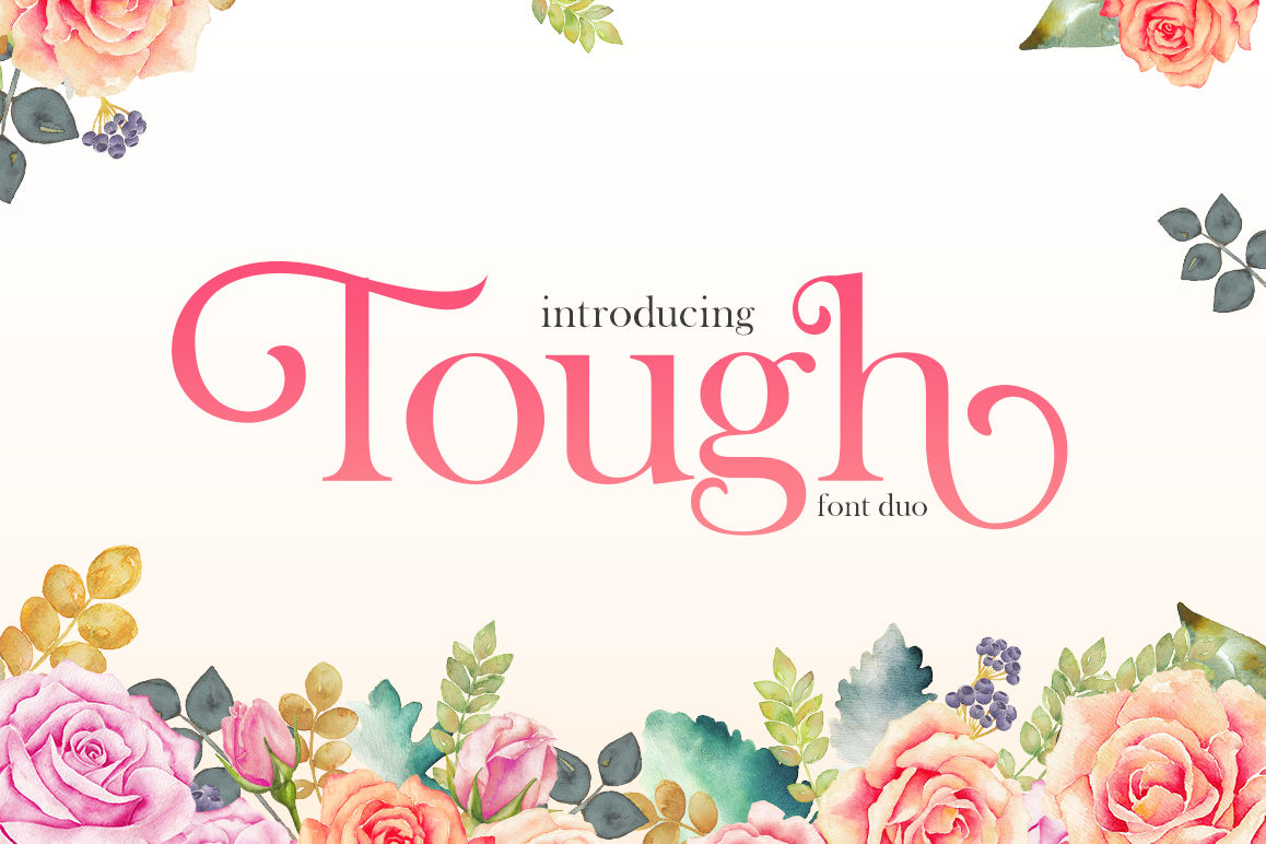 Tough Serif Font example image 1