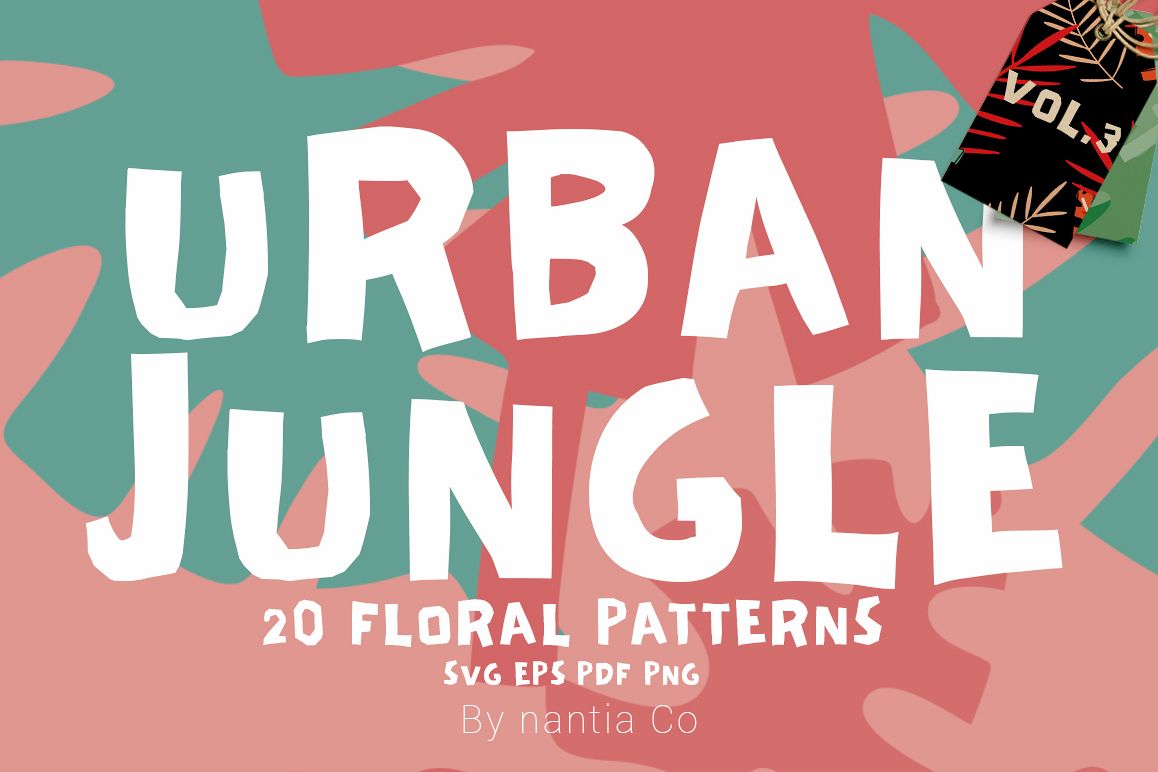 20 Urban Jungle Pattern Vol.3 example image 1