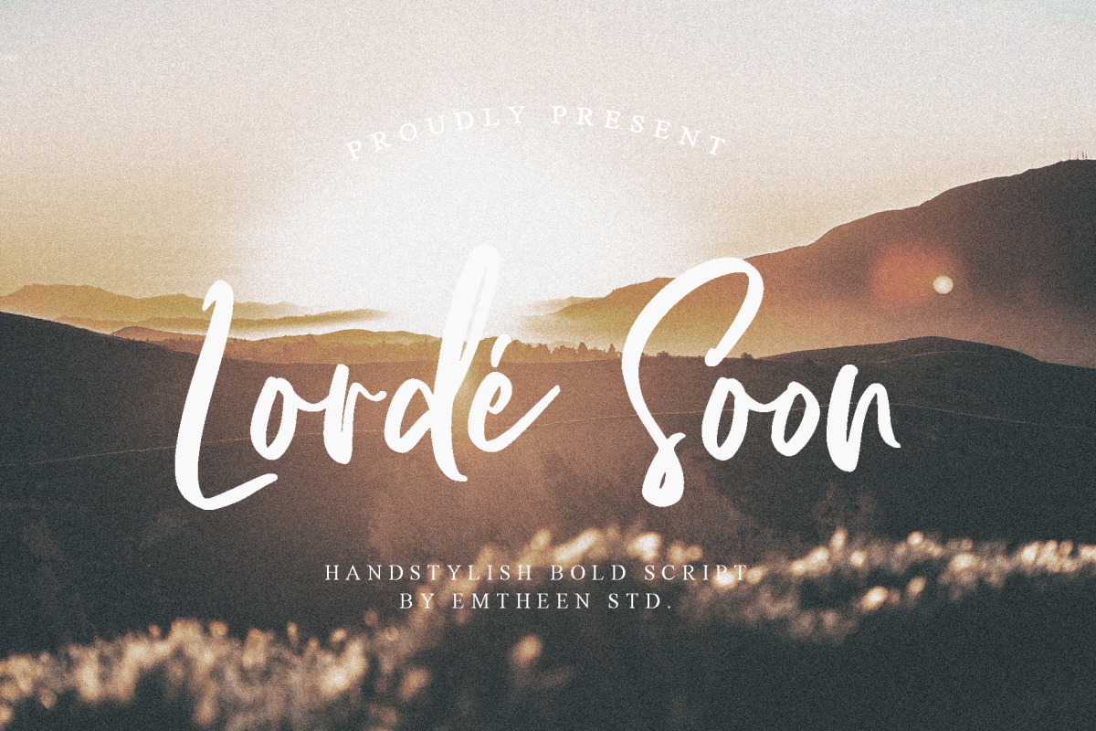Lorde Soon - Elegant font example image 1