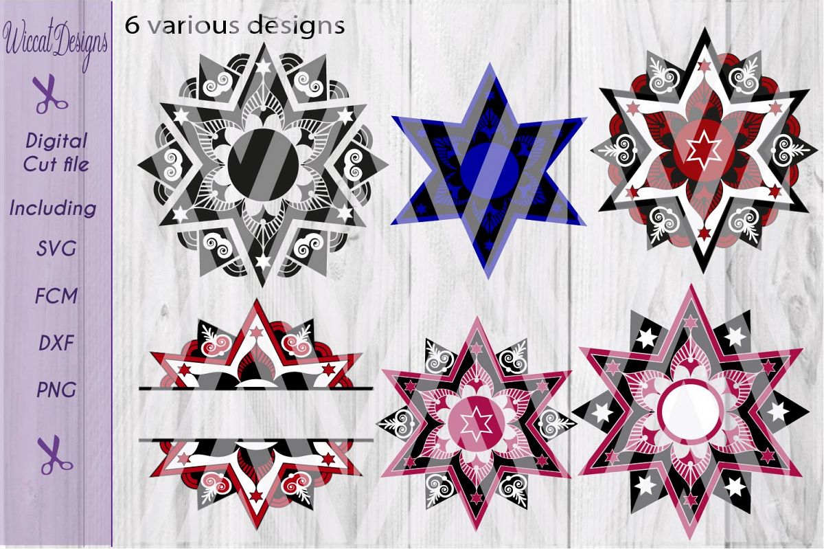 Download Christmas star svg, Mandala svg, mandala star svg, glass ...