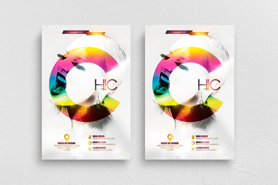 Chic Flyer Template example image 1