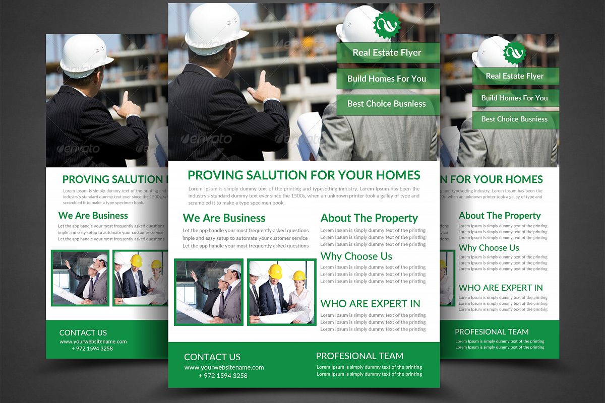 Real Estate Flyer Template example image 1