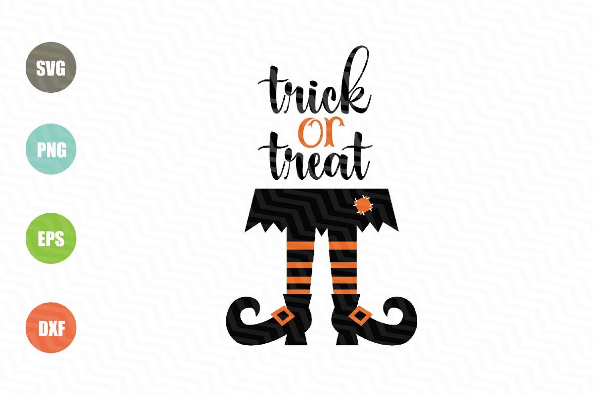 Trick or Treat Svg File, Halloween Svg example image 1