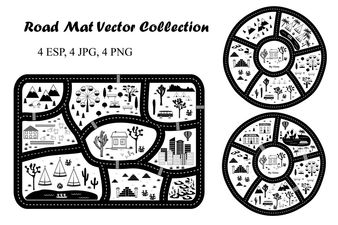 Road Play Mat Collection example image 1