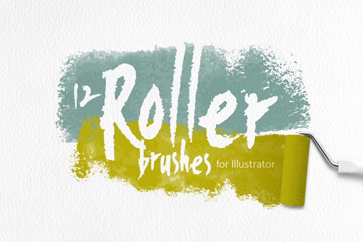 Roller Brushes for Illustrator example image 1