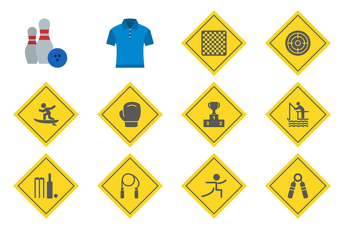 Set Of Sports And Game Icons example image 1