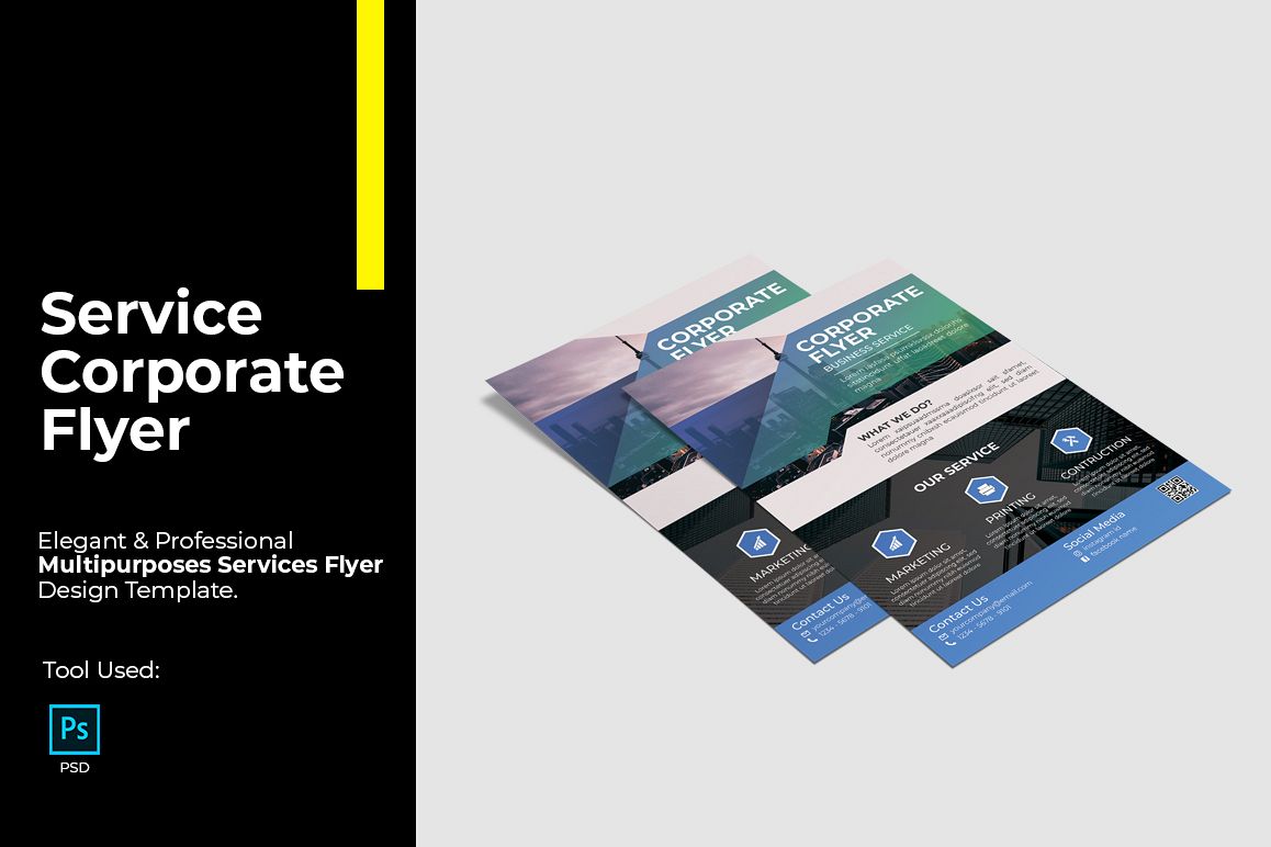 Service Corporate Flyer example image 1
