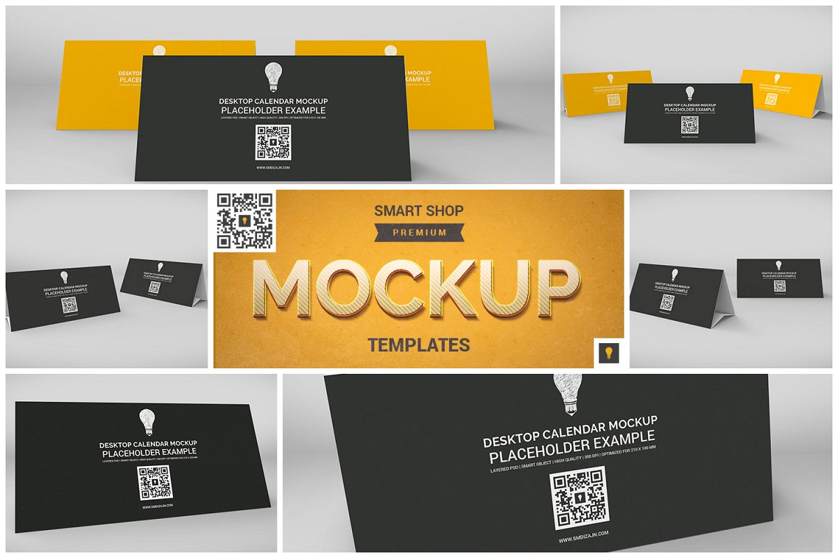 Desktop Calendar Mockup example image 1